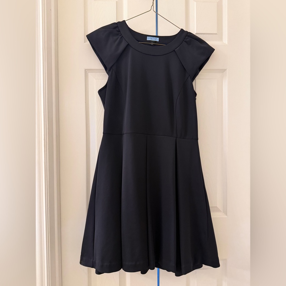 Cynthia Rowley Pleated Skirt Stretch Dress – Size Large
